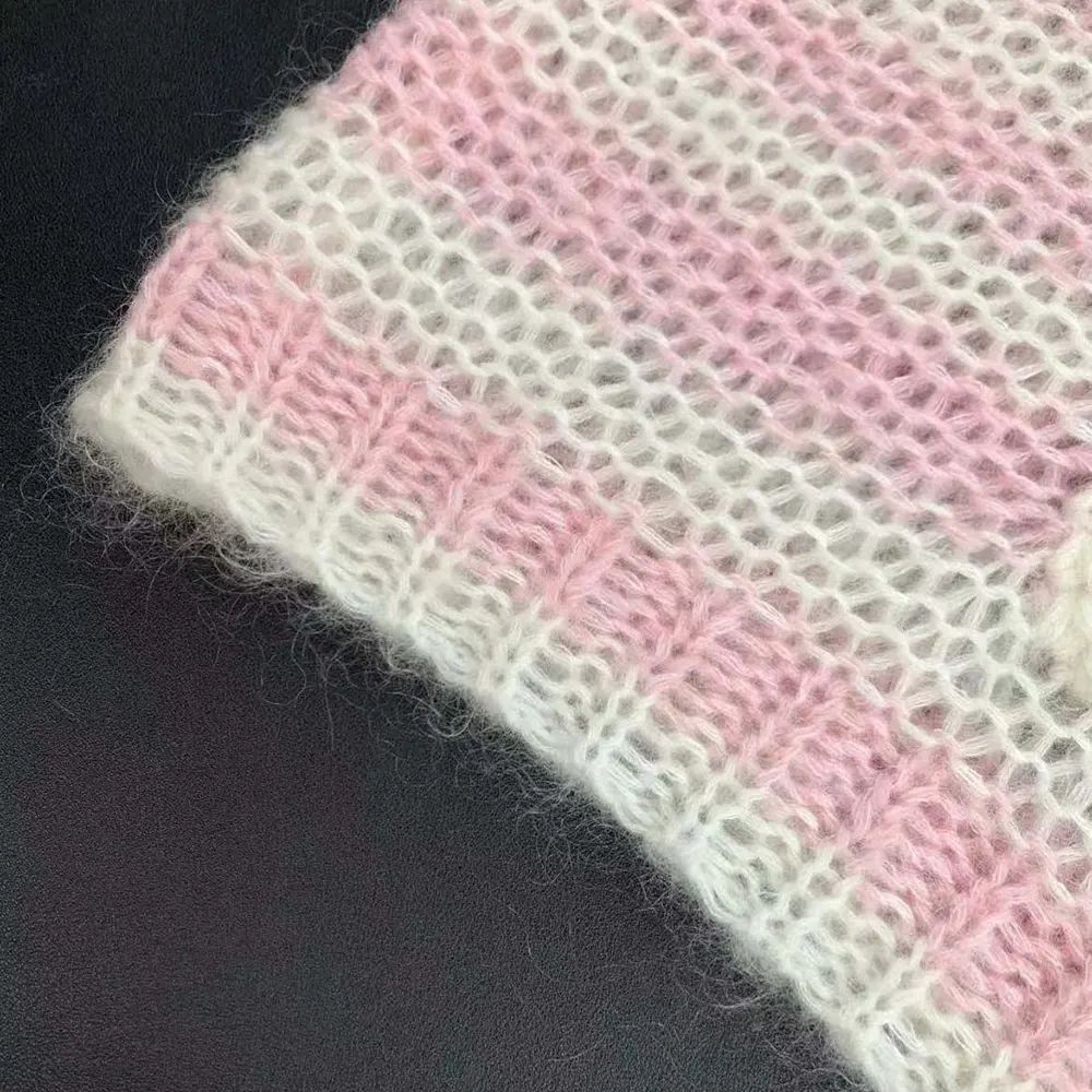 Loewe Women Anagram Sweater in Mohair-Pink - image 9