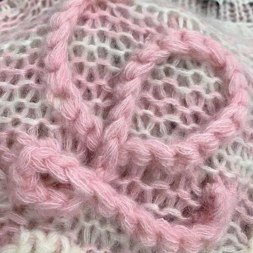 Loewe Women Anagram Sweater in Mohair-Pink - image 8