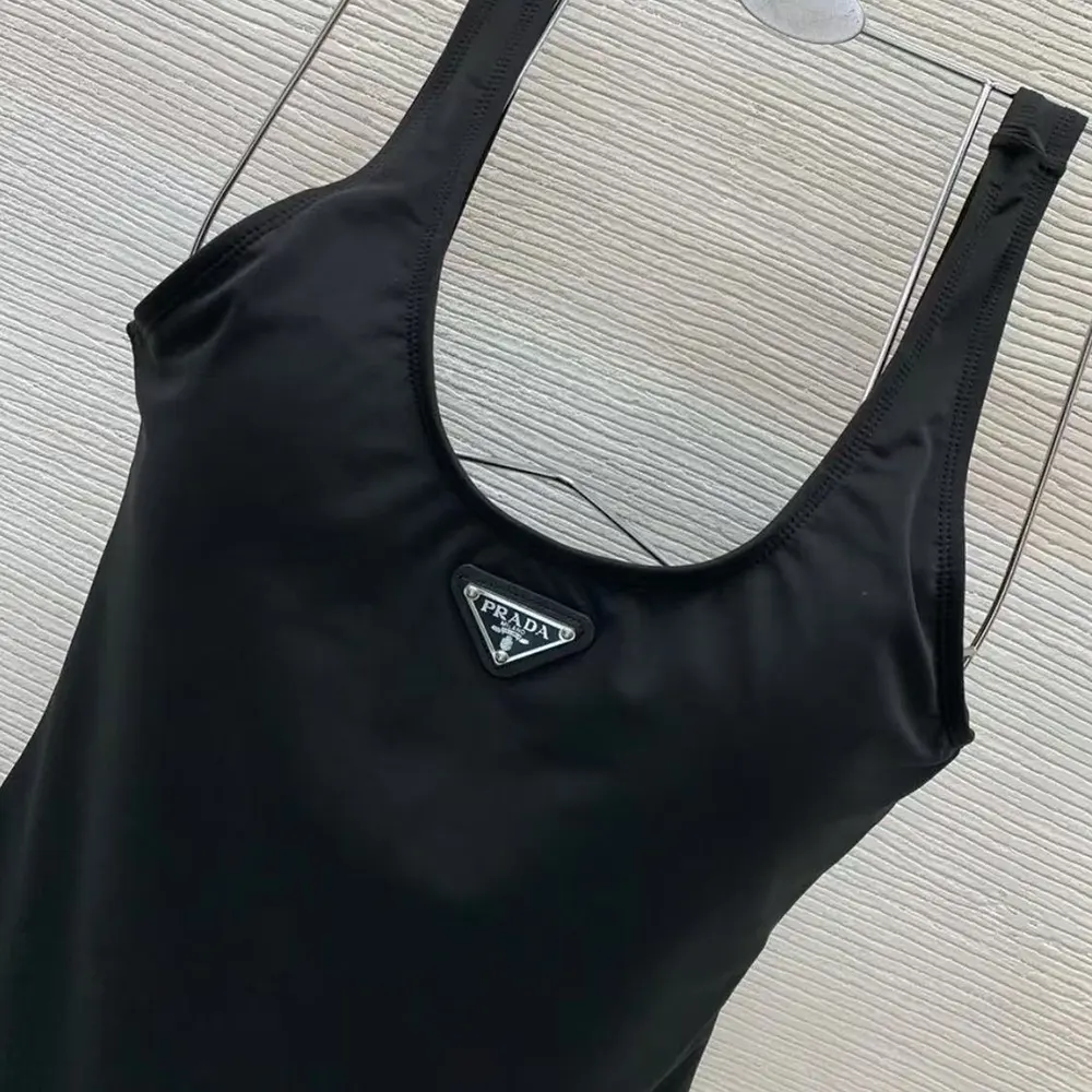 Prada Women Stretch Jersey Bodysuit-Black - image 4