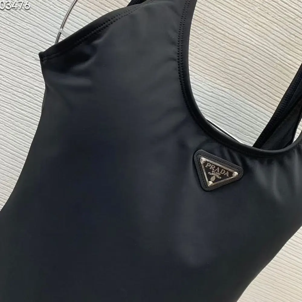 Prada Women Stretch Jersey Bodysuit-Black - image 5