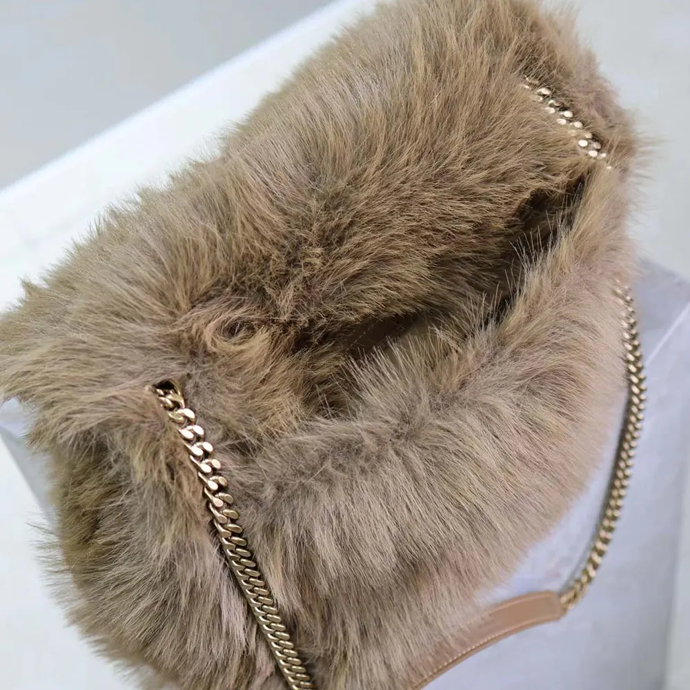 Saint Laurent YSL Women Niki Large Bag in Shearling - image 5