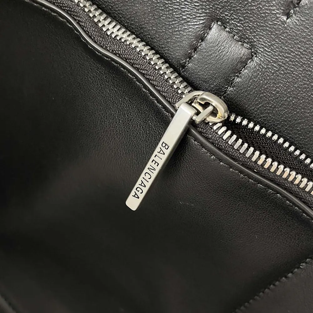 Balenciaga Women Bel Air Medium Carry All Bag in Black Smooth Calfskin - image 6