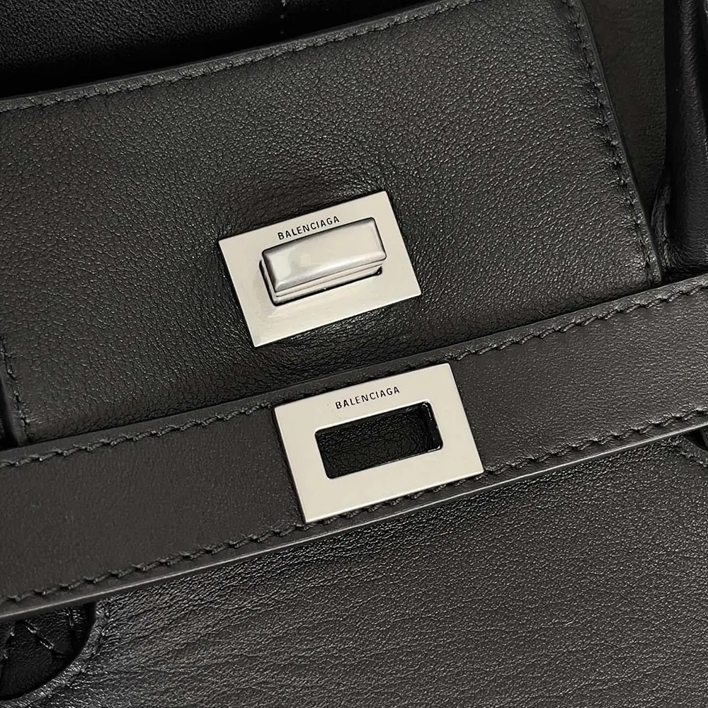 Balenciaga Women Bel Air Medium Carry All Bag in Black Smooth Calfskin - image 5