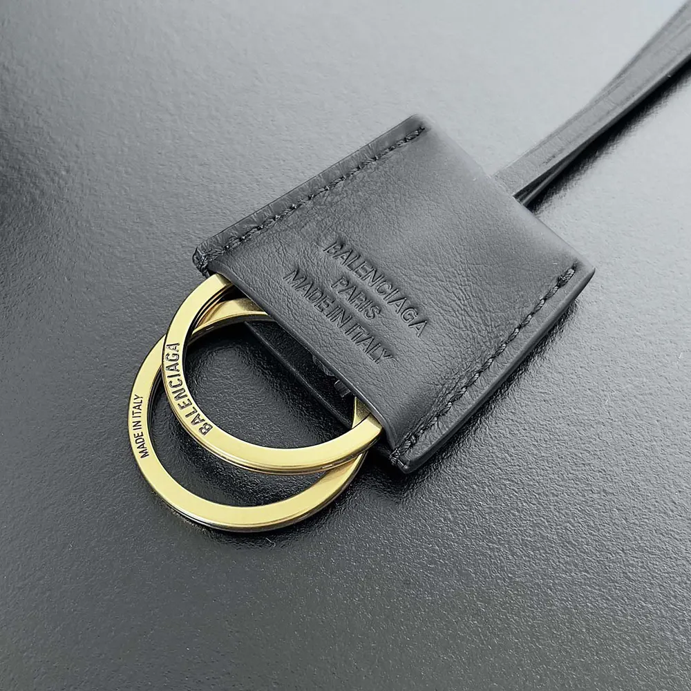 Balenciaga Women Bel Air Small Carry All Bag in Black Smooth Calfskin-Gold - image 5