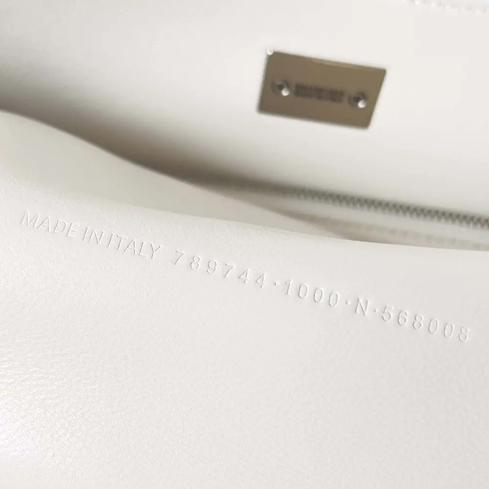 Balenciaga Women Rodeo Large Handbag in White Smooth Calfskin-Silver - image 6
