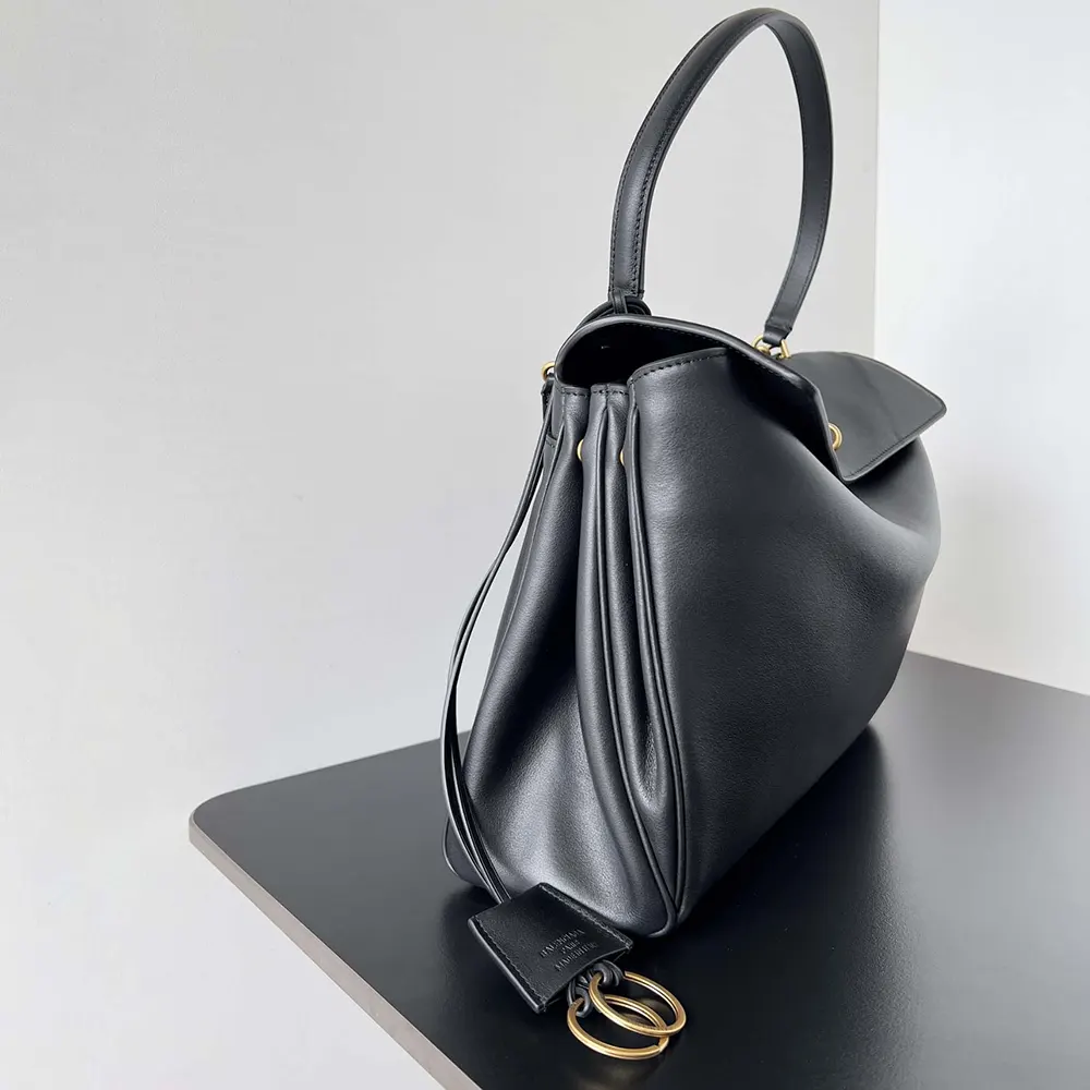 Balenciaga Women Rodeo Medium Handbag in Black - image 4