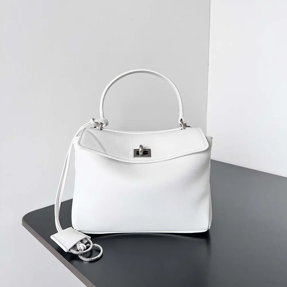 Close-up of studded hardware on Balenciaga Women Rodeo Mini Handbag