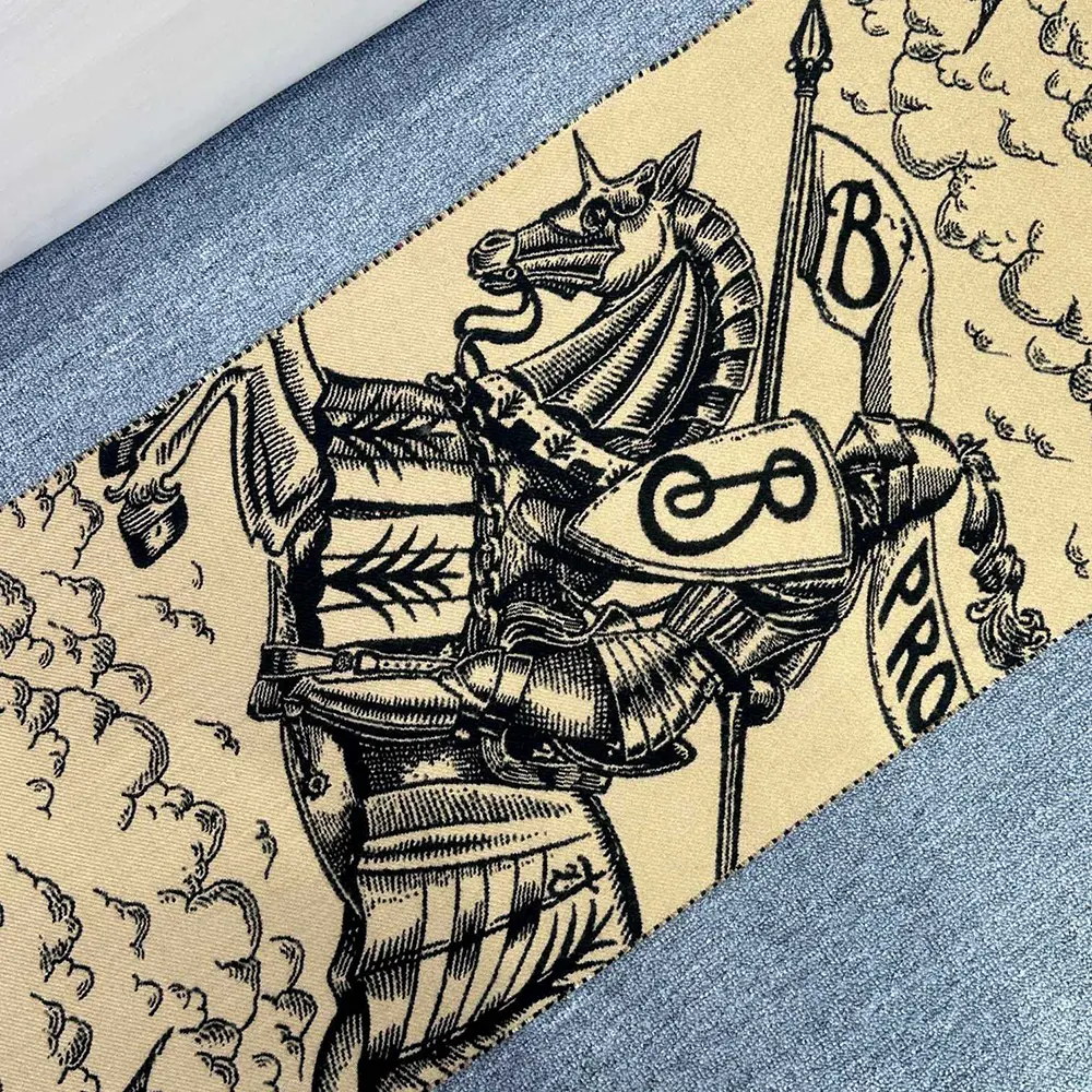 Burberry Unisex Reversible EKD Cashmere Scarf - image 4