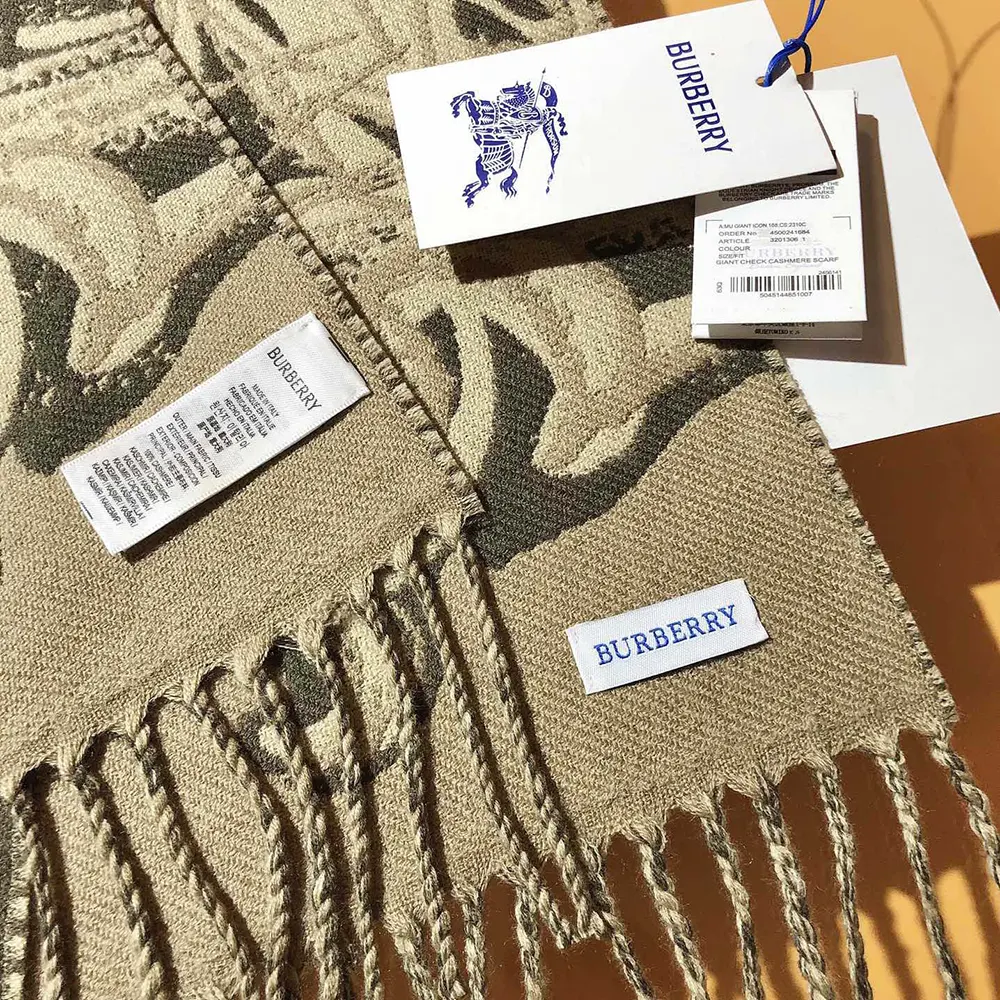 Burberry Unisex Tower Bridge Cashmere Scarf - image 7