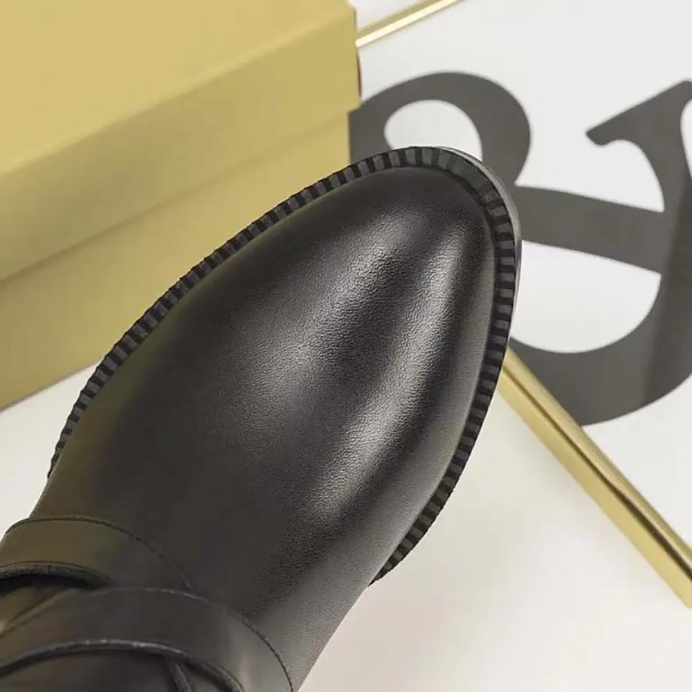 Burberry Women House Check and Leather Ankle Boots - image 8