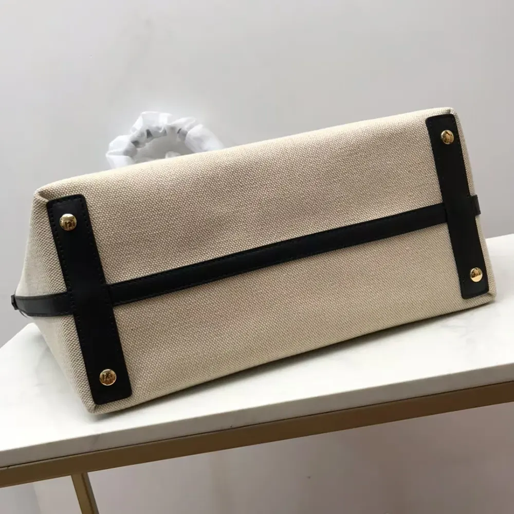 Burberry Women The Medium Soft Cotton Canvas Belt Bag-Beige - image 6