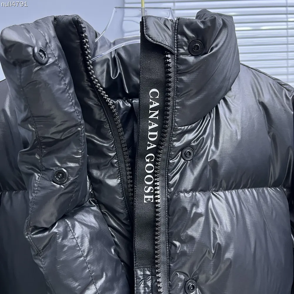 Canada Goose Women Cypress Cropped Puffer in Recycled Feather-Light Ripstop Shiny-Black - image 5