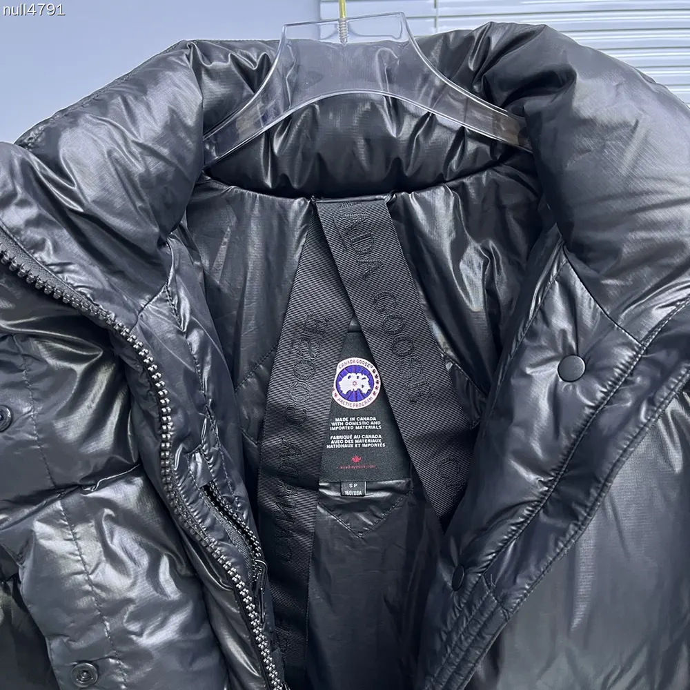 Canada Goose Women Cypress Cropped Puffer in Recycled Feather-Light Ripstop Shiny-Black - image 8