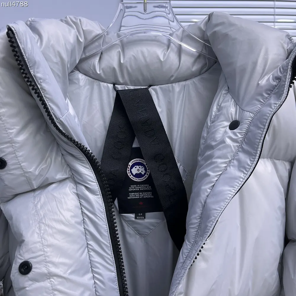 Canada Goose Women Cypress Cropped Puffer in Recycled Feather-Light Ripstop Shiny-Silverbirch - image 10