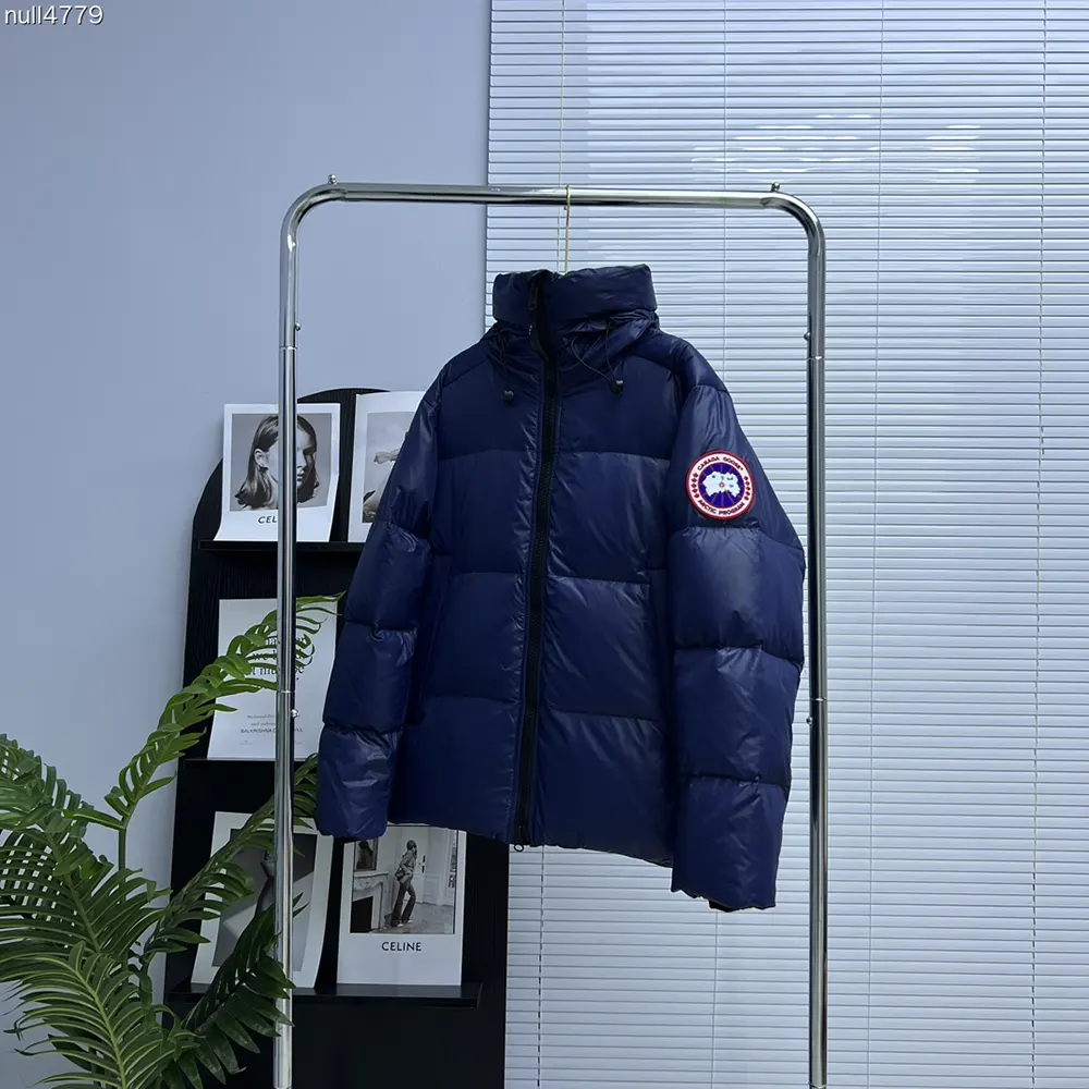 Canada Goose Women Cypress Puffer with Recycled Feather-Light-Ripstop-Navy - image 4