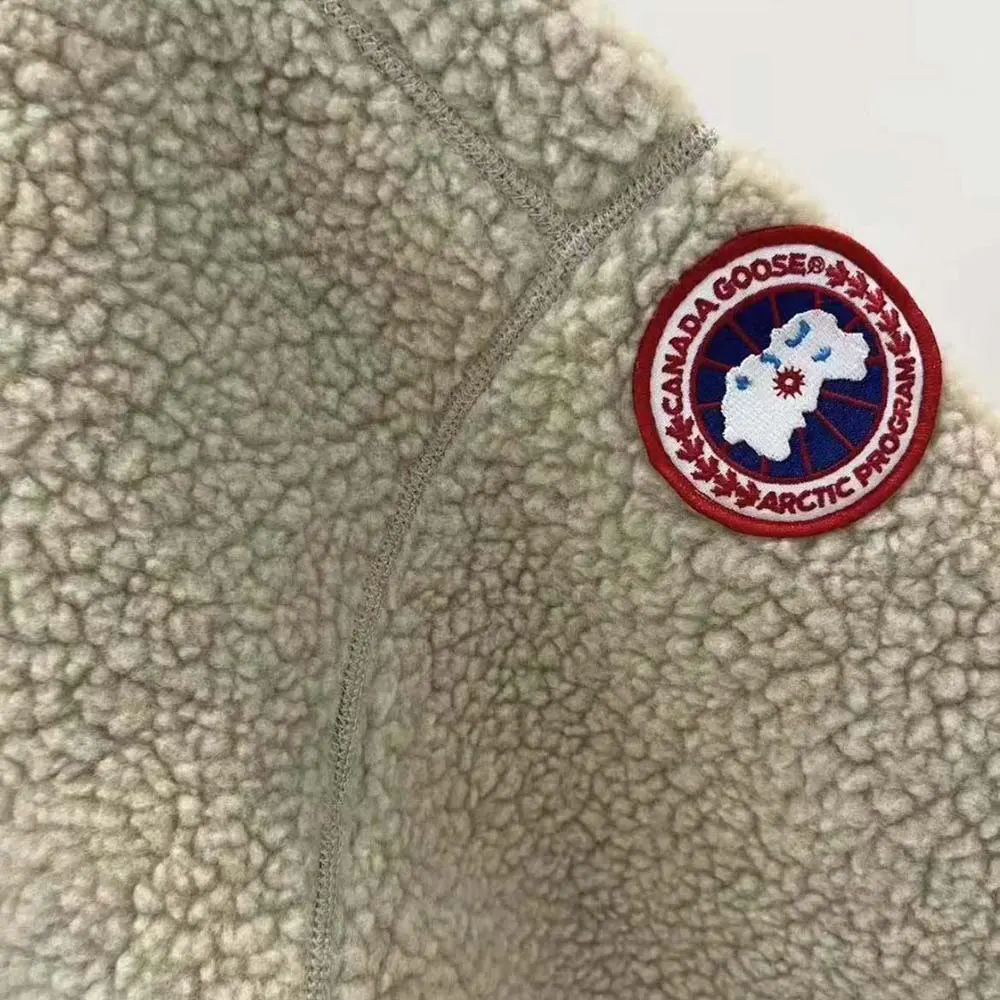 Canada Goose Women Beige Simcoe Fleece Jacket - image 5