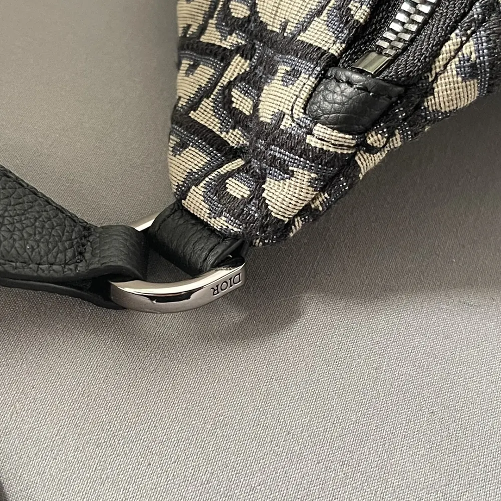 Dior Men Dior 8 Belt Bag Beige and Black Dior Oblique Jacquard - image 10