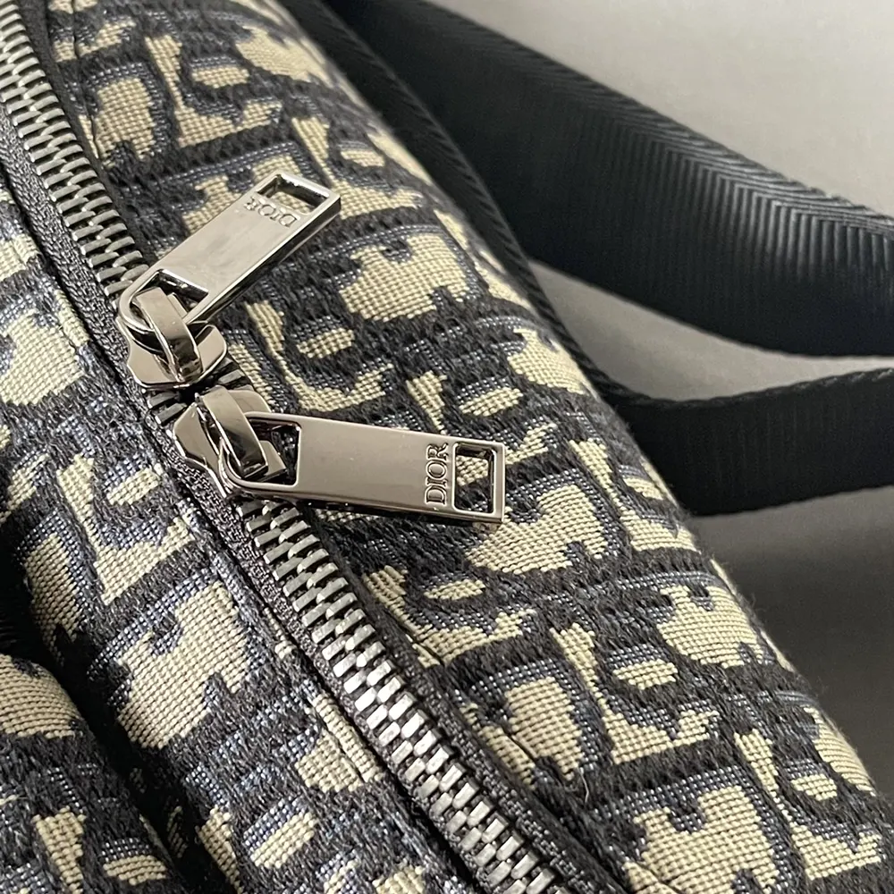Dior Men Dior 8 Belt Bag Beige and Black Dior Oblique Jacquard - image 8