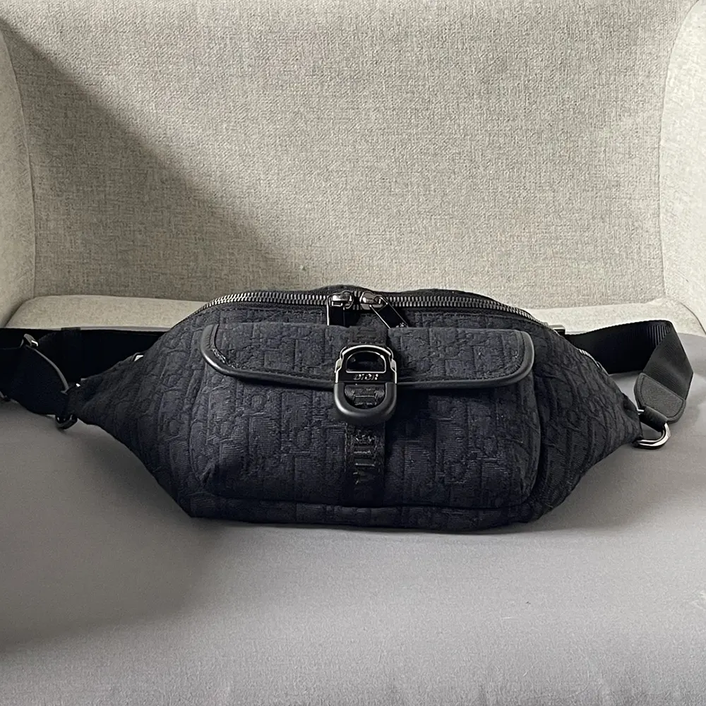 Dior Men Dior 8 Belt Bag Black Dior Oblique Jacquard - image 5