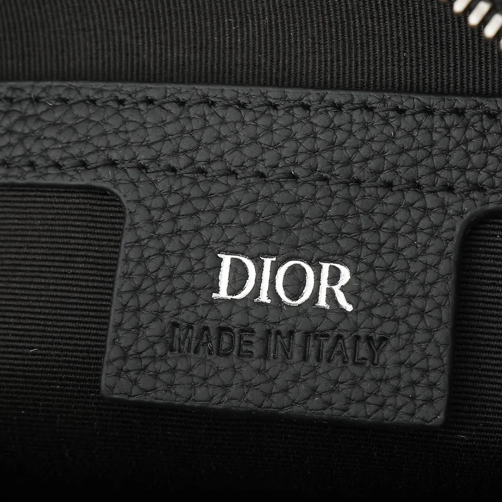 Dior Men Rider 2.0 Zipped Messenger Bag Black Dior Gravity Leather and Black Grained Calfskin - image 9