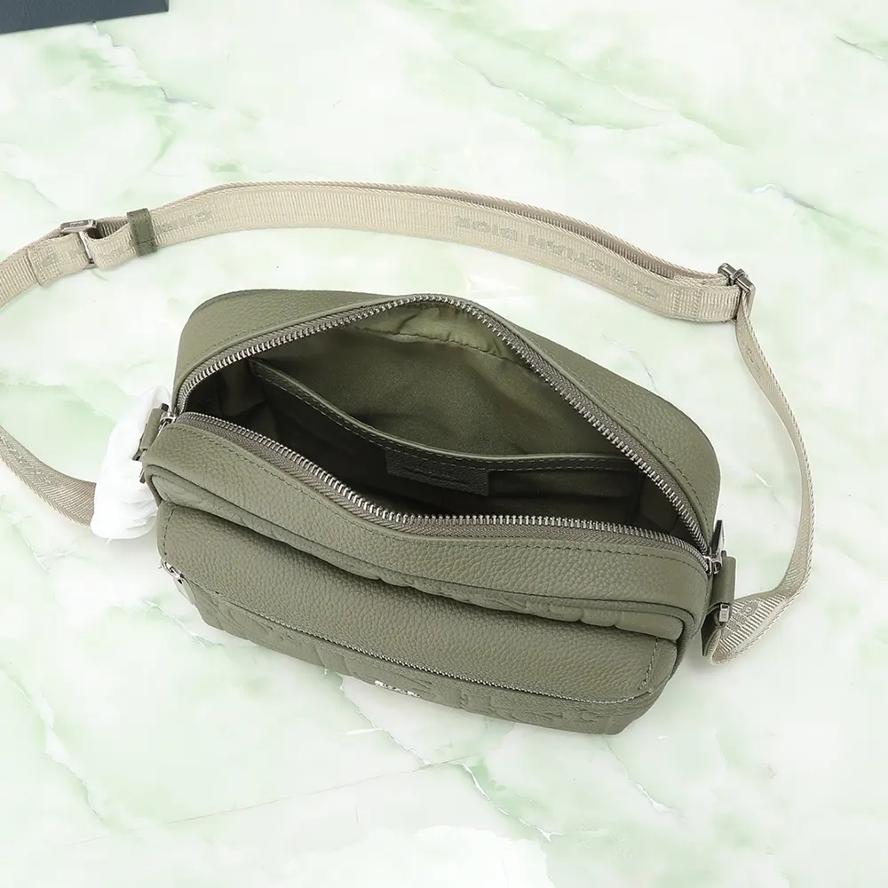 Dior Men Rider 2.0 Zipped Messenger Bag Khaki Dior Gravity Leather and Khaki Grained Calfskin - image 6