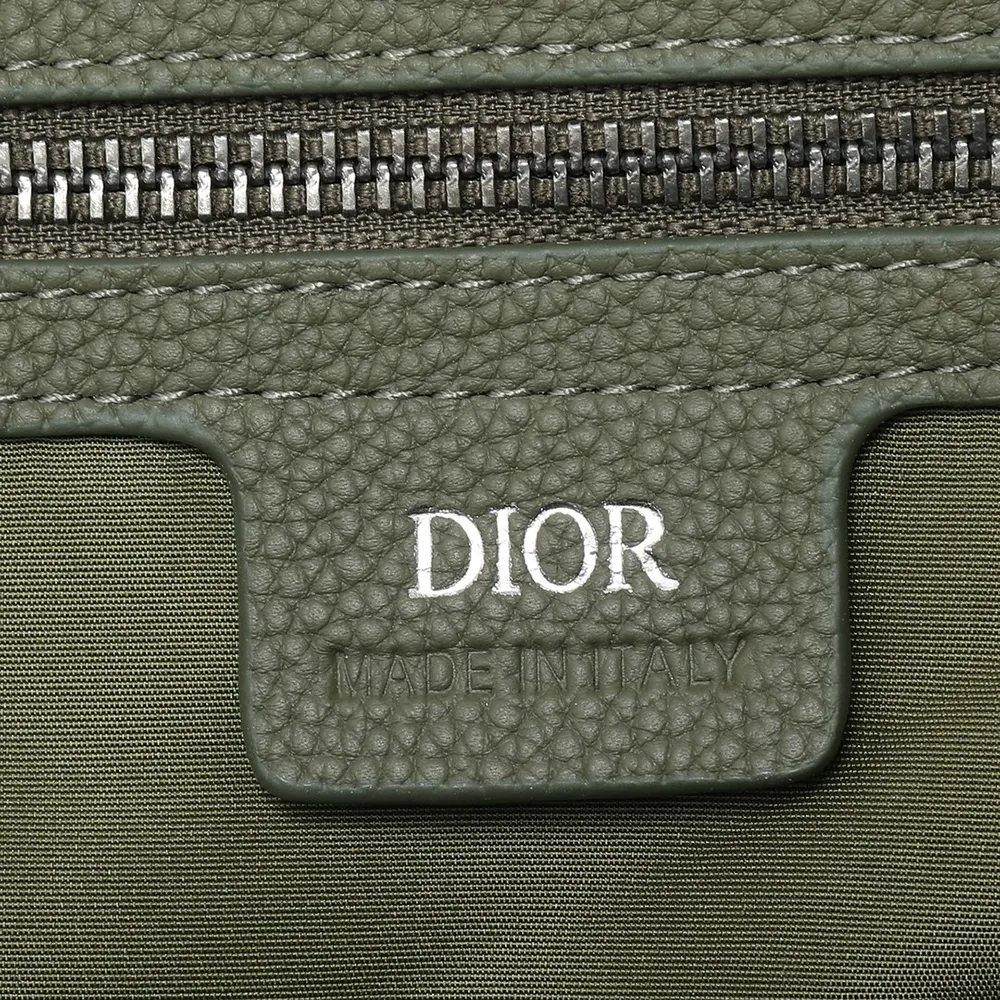 Dior Men Weekender 40 Khaki Dior Gravity Leather and Khaki Grained Calfskin - image 7
