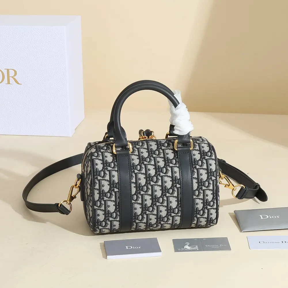 Side view showing adjustable strap on Dior Unisex Dior Groove 20 Bag