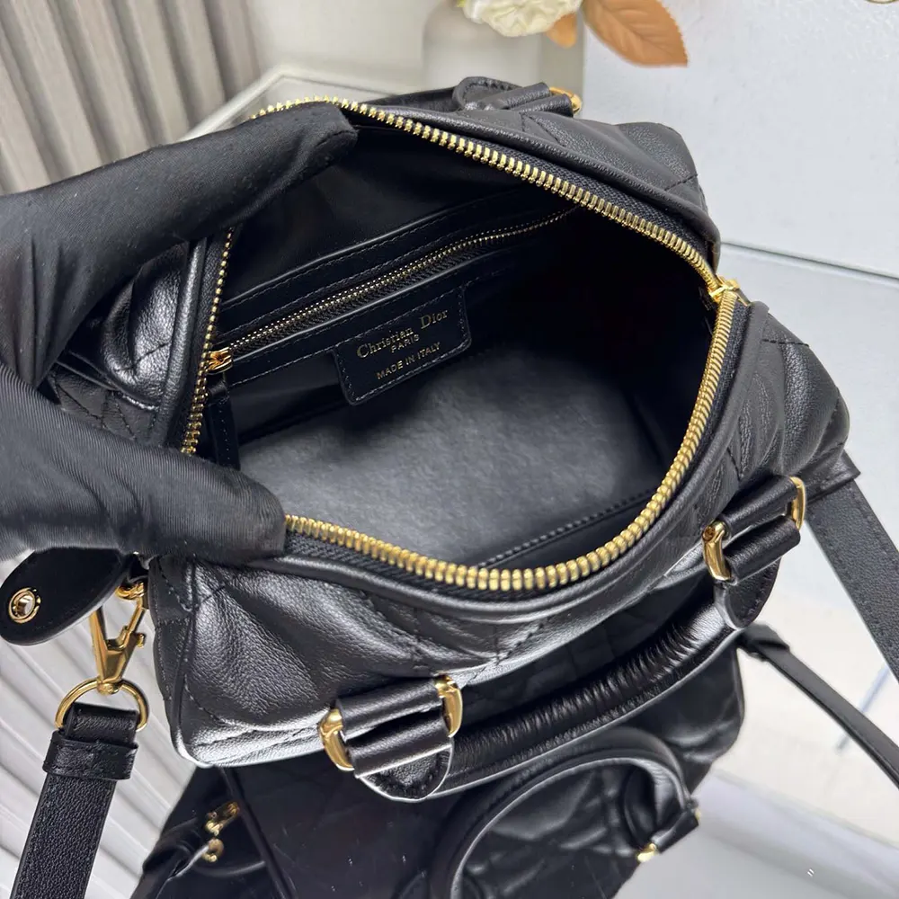 Dior Women Dior Groove 20 Bag Black Macrocannage Calfskin - image 5