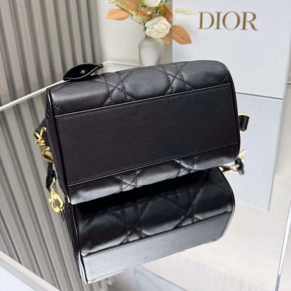 Dior Women Dior Groove 20 Bag Black Macrocannage Calfskin - image 4