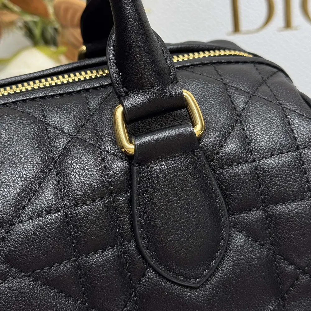 Dior Women Dior Groove 25 Bag Black Macrocannage Calfskin - image 6