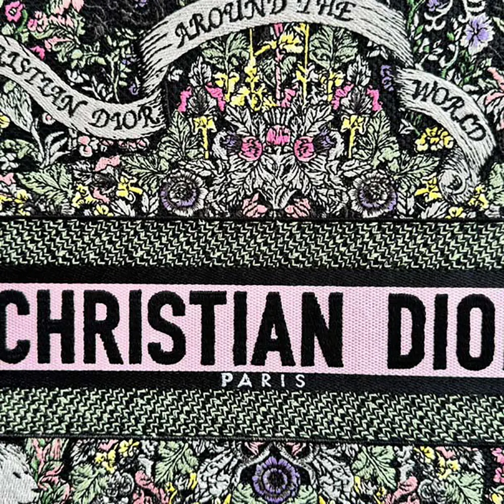 Dior Women Large Dior Book Tote Black Embroidery M1286ZEDO_M911 - image 10