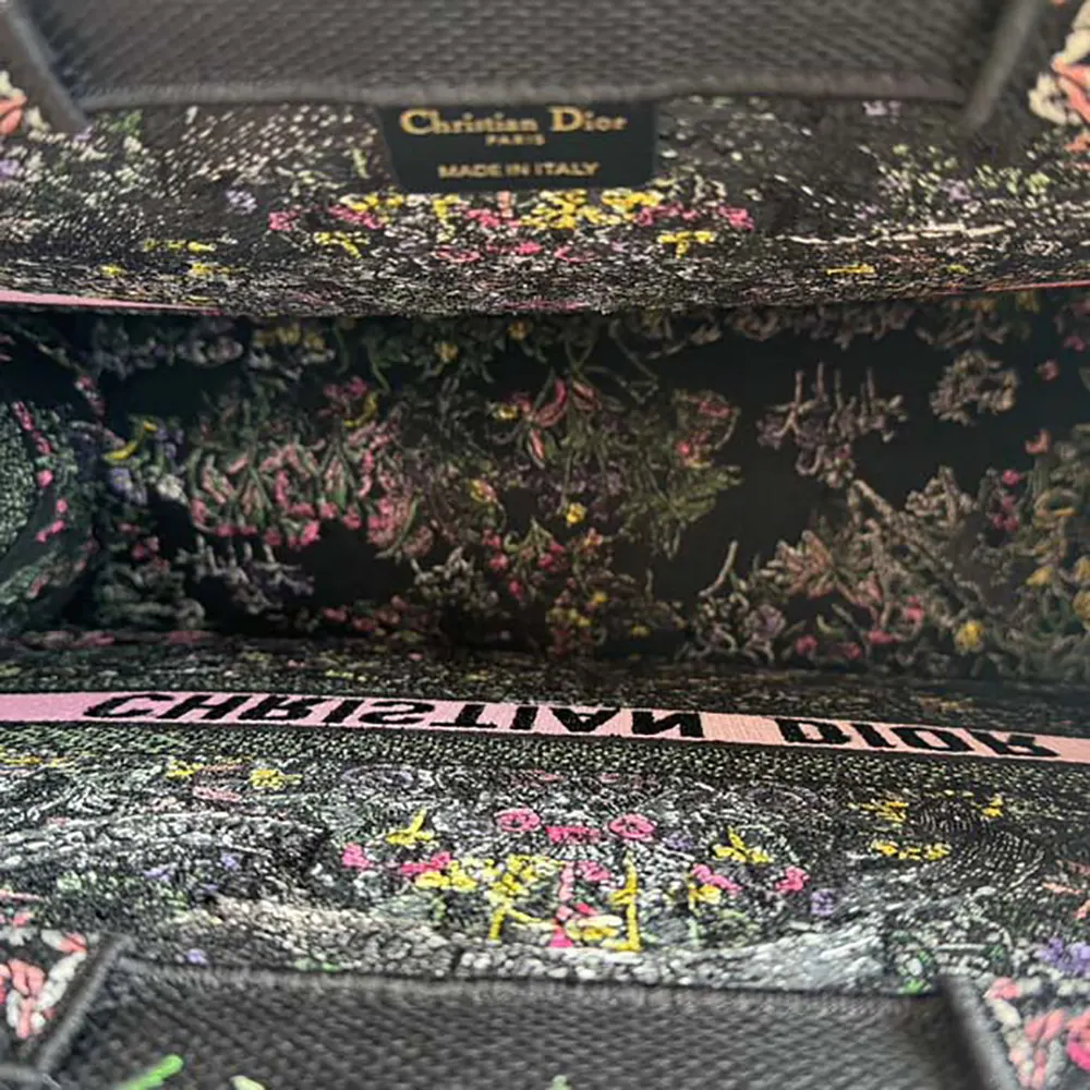 Dior Women Large Dior Book Tote Black Embroidery M1286ZEDO_M911 - image 8