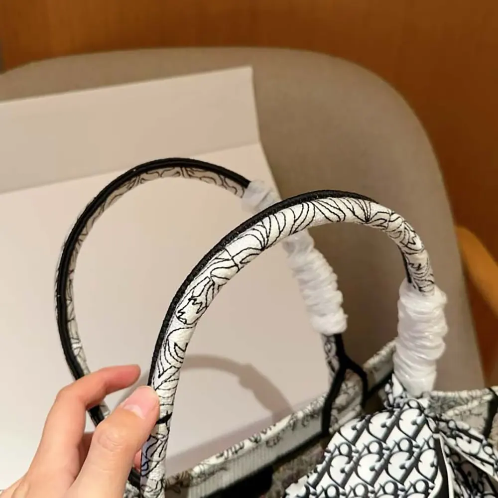 Dior Women Medium Dior Book Tote Latte Embroidery - image 10