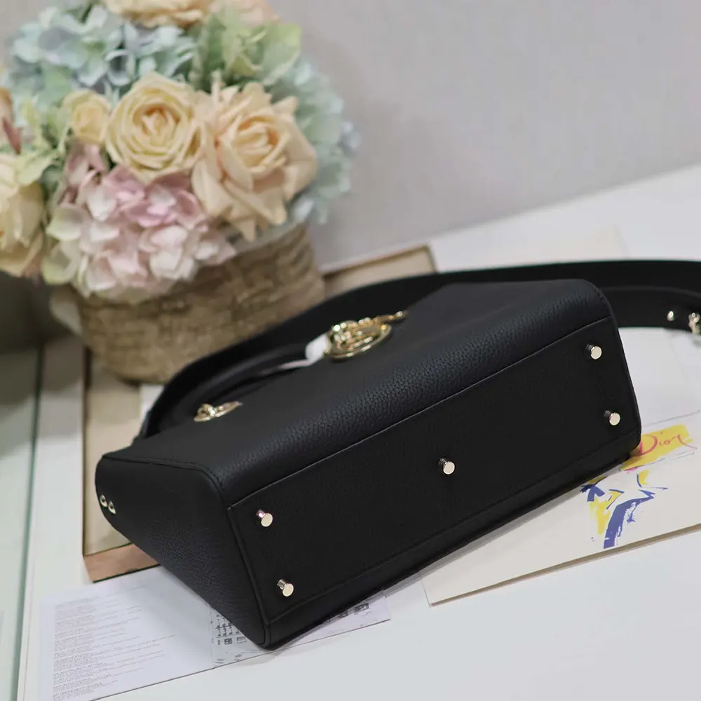 Dior Women Medium Lady D-Sire My ABCDior Bag Black Taurillon Leather - image 7