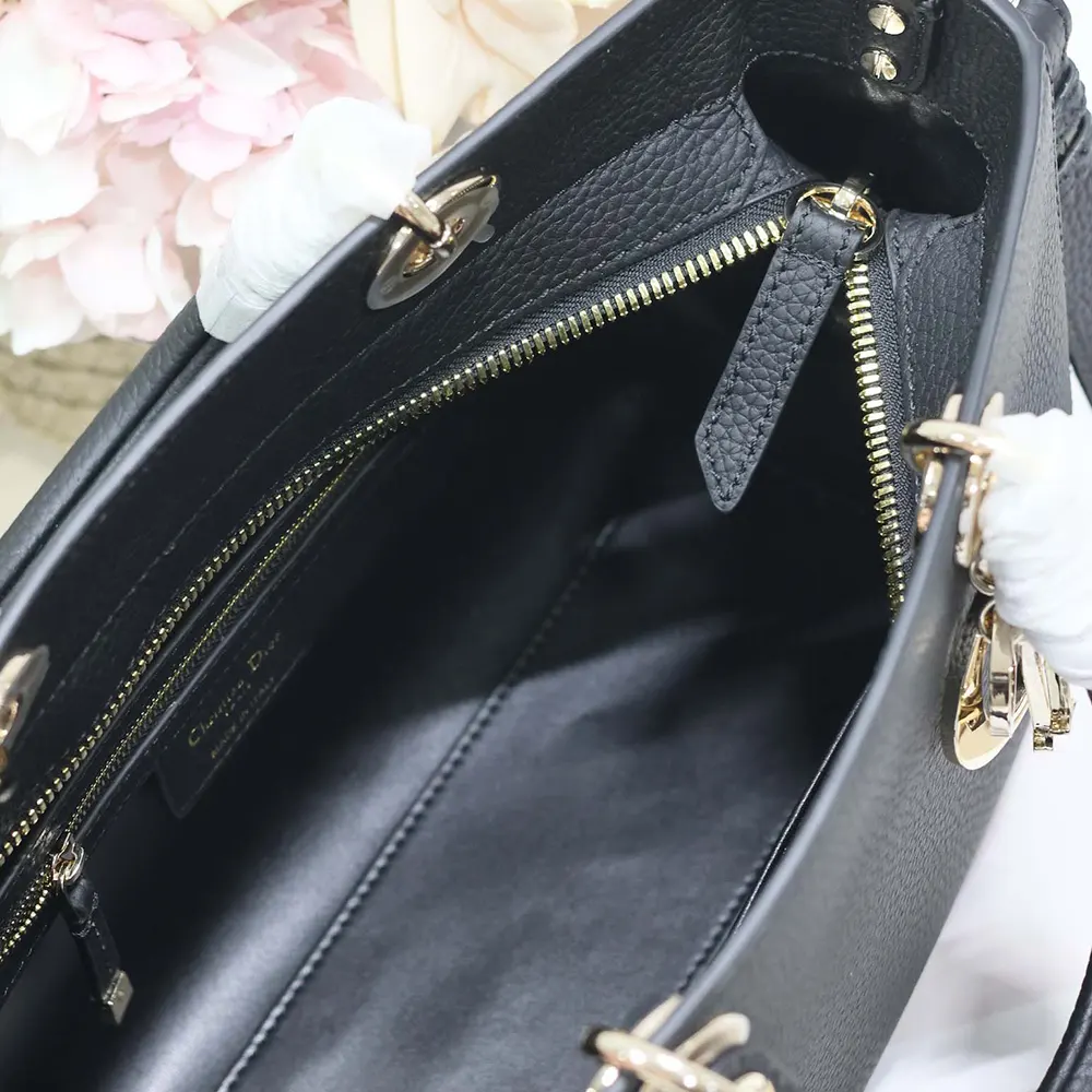 Dior Women Medium Lady D-Sire My ABCDior Bag Black Taurillon Leather - image 10