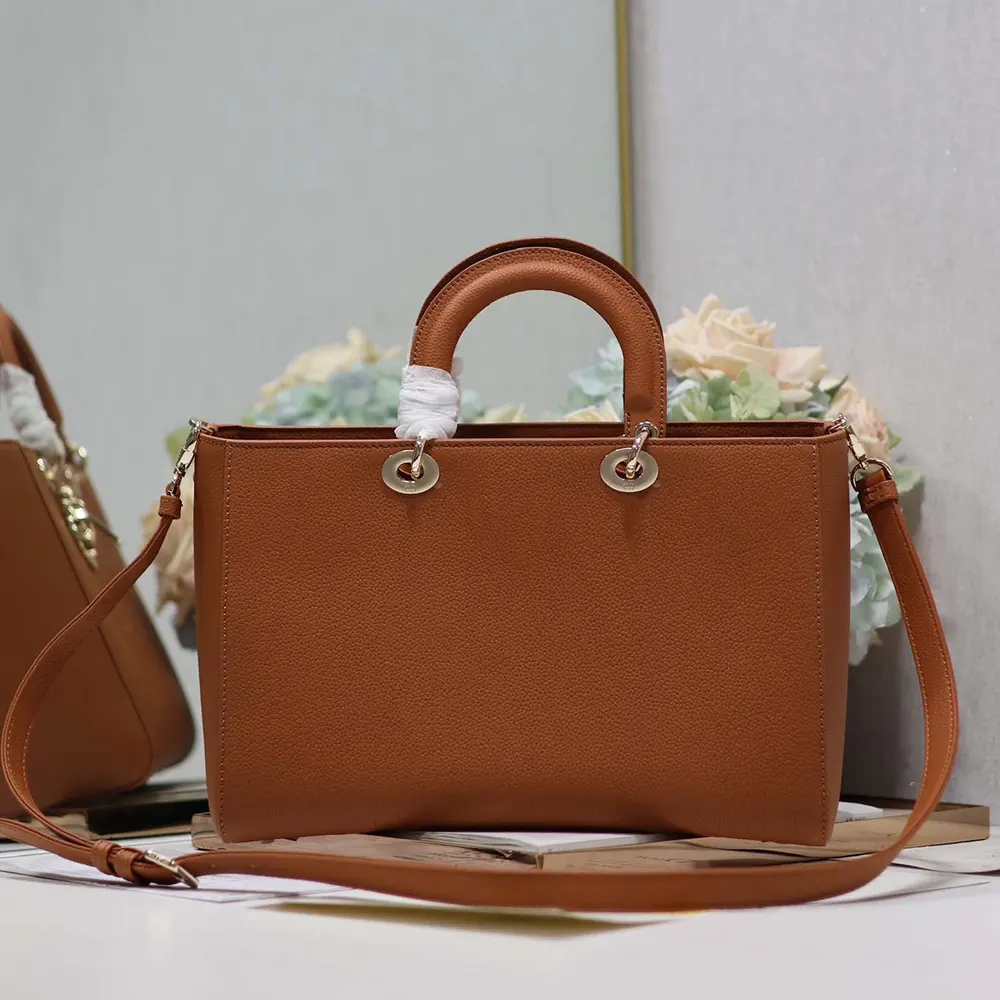 Side angle showing taurillon leather texture on Dior Women Large Lady D-Sire My ABCDior Bag