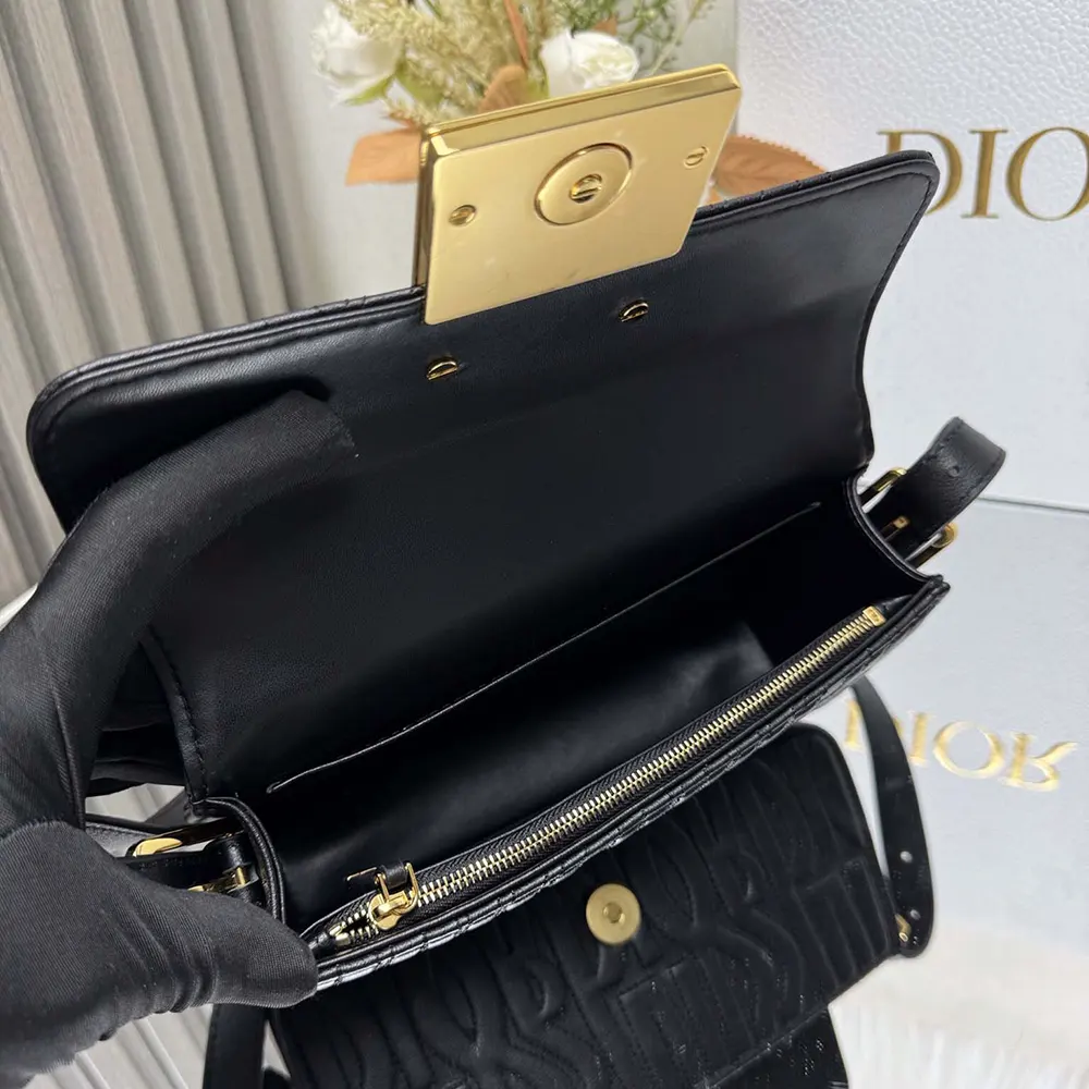 Dior Women Miss Dior Flap Bag Black Quilted Miss Dior Allover Calfskin - image 7