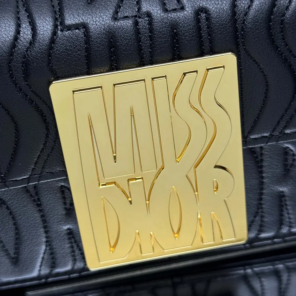 Dior Women Miss Dior Flap Bag Black Quilted Miss Dior Allover Calfskin - image 10