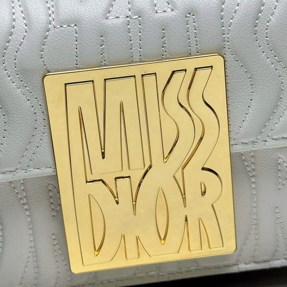 Dior Women Miss Dior Flap Bag Latte Quilted Miss Dior Allover Calfskin - image 9