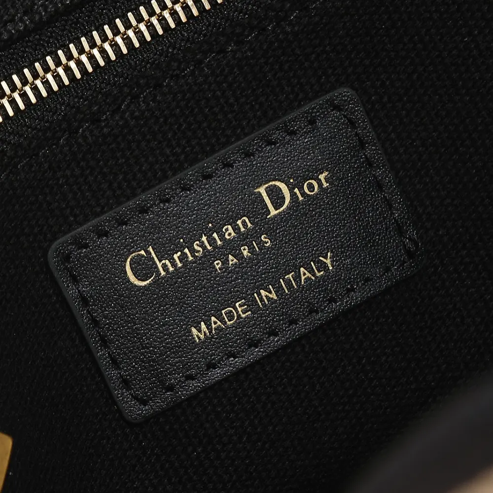Dior Women Small Dior Book Tote Blue Dior Oblique Embroidery and Calfskin - image 8