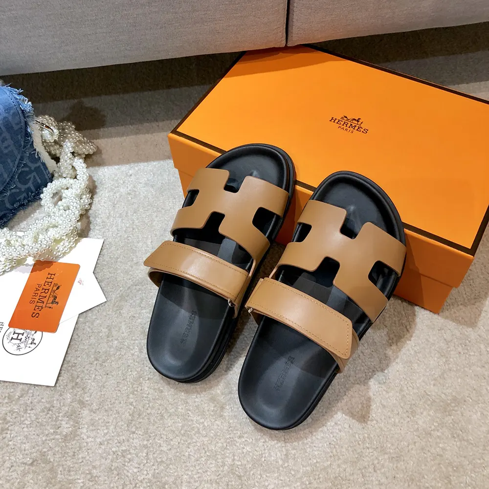 Hermes Unisex Chypre Sandal-Brown H222299ZvA3360 - image 5