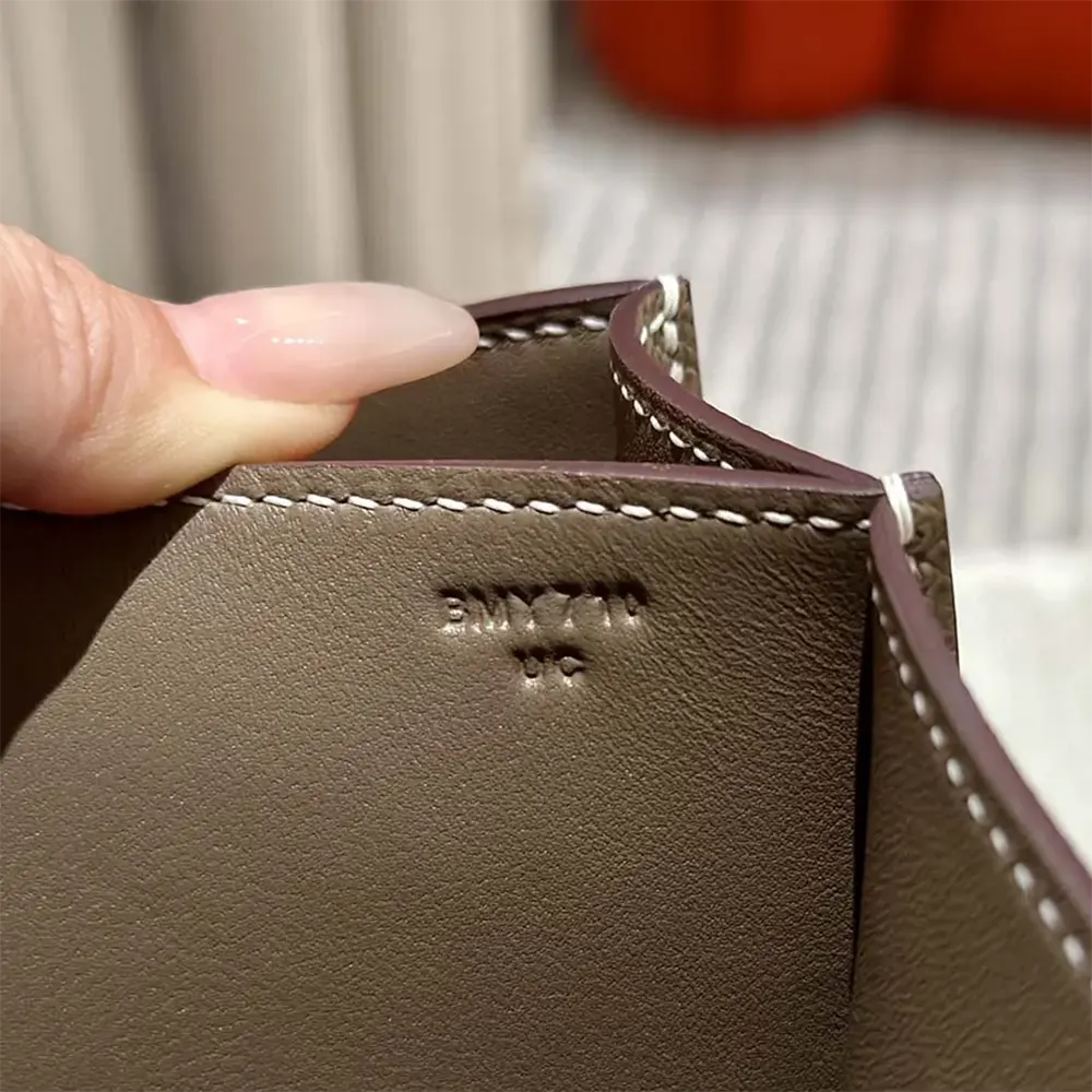 Hermes Women Constance 24 Bag Epsom Leather-Gray/Gold - image 8
