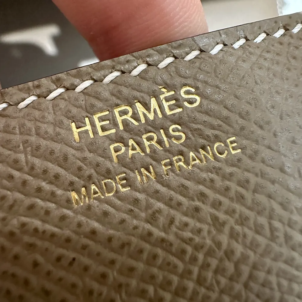 Hermes Women Constance 24 Bag Epsom Leather-Gray/Gold - image 9