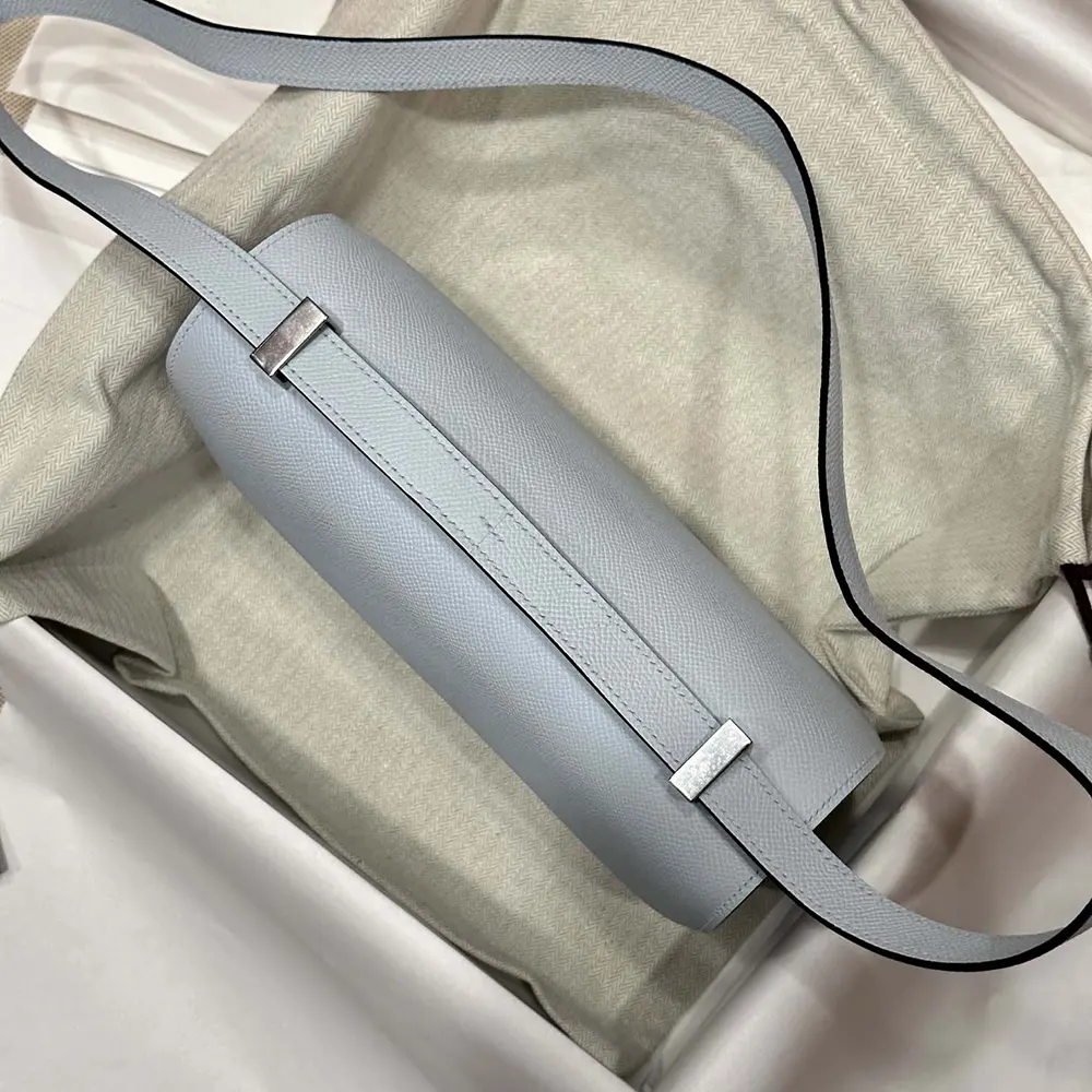 Hermes Women Constance 24 Bag Epsom Leather-Light Blue/Silver - image 7