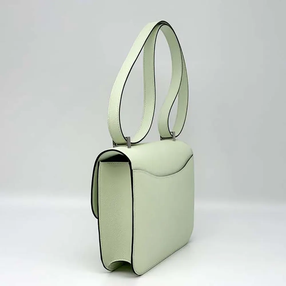 Hermes Women Constance 24 Bag Epsom Leather-Lime/Silver - image 7