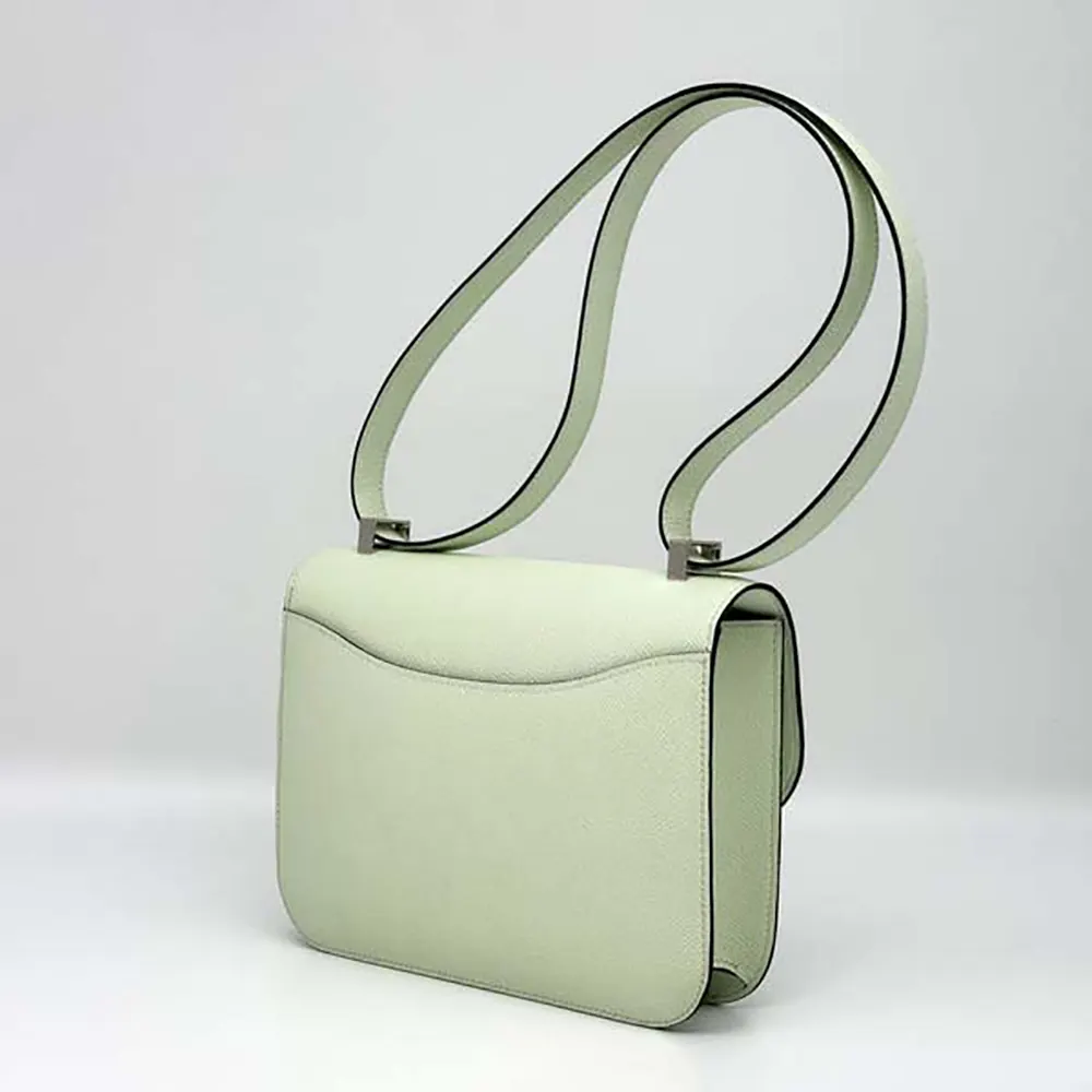 Hermes Women Constance 24 Bag Epsom Leather-Lime/Silver - image 4