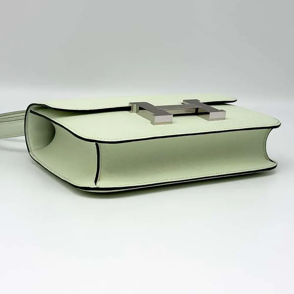 Hermes Women Constance 24 Bag Epsom Leather-Lime/Silver - image 8
