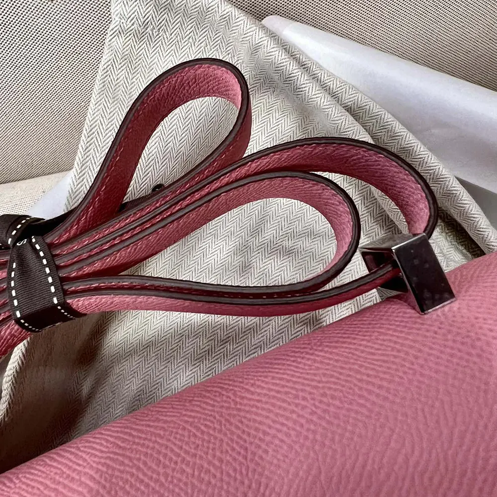 Hermes Women Constance 24 Bag Epsom Leather-Pink/Silver - image 10
