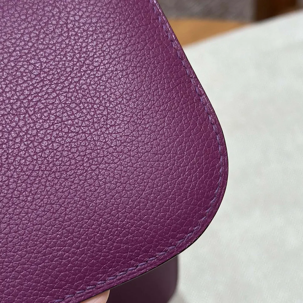 Hermes Women Constance 24 Bag Epsom Leather-Purple/Gold - image 8