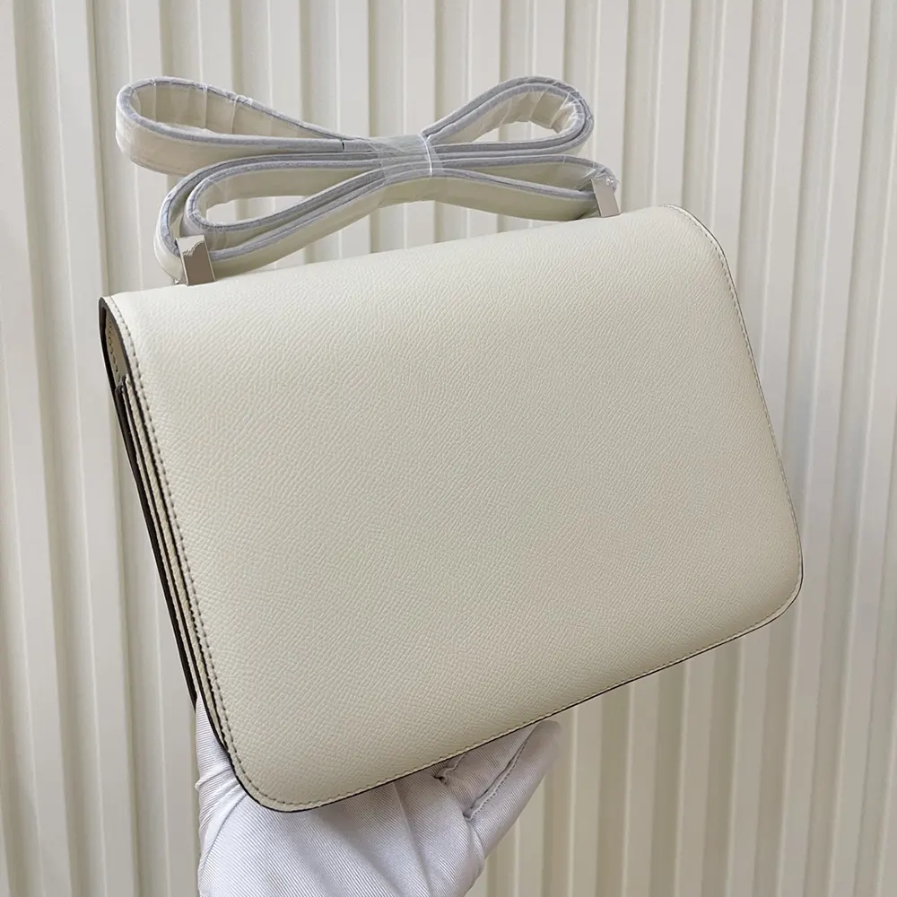 Hermes Women Constance 24 Bag Epsom Leather-White/Silver - image 6